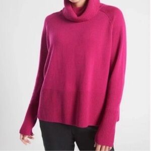 Athleta NWT Aspen turtleneck merino wool/cashmere